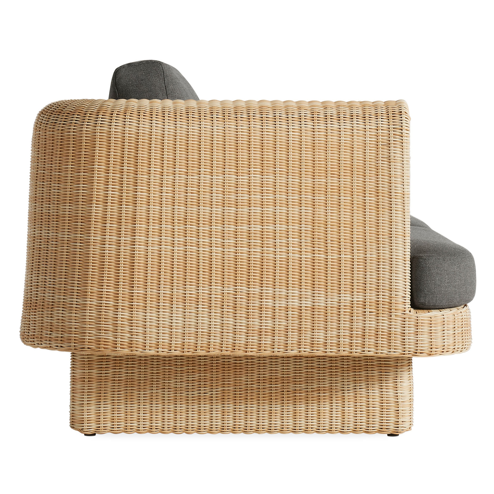 Loophole 70" Sunbrella® Patio Loveseat, Gray