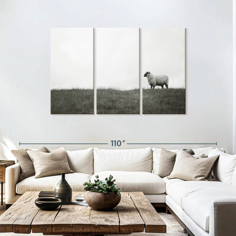 Brampt Islay Sheep II, H 48 po x l 74 po