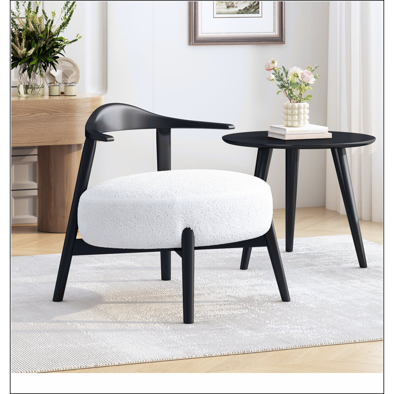 ACCENT CHAIR, White