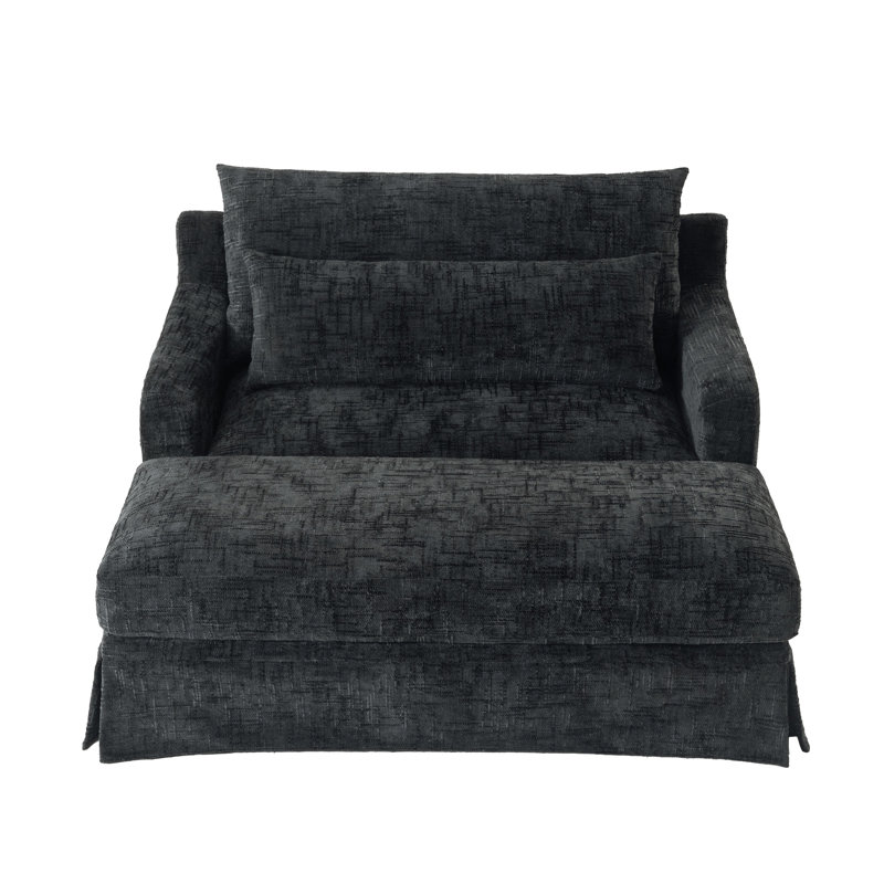 Méridienne 59,5 po, Noir