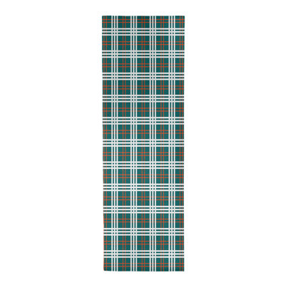 Tapis écossais vert