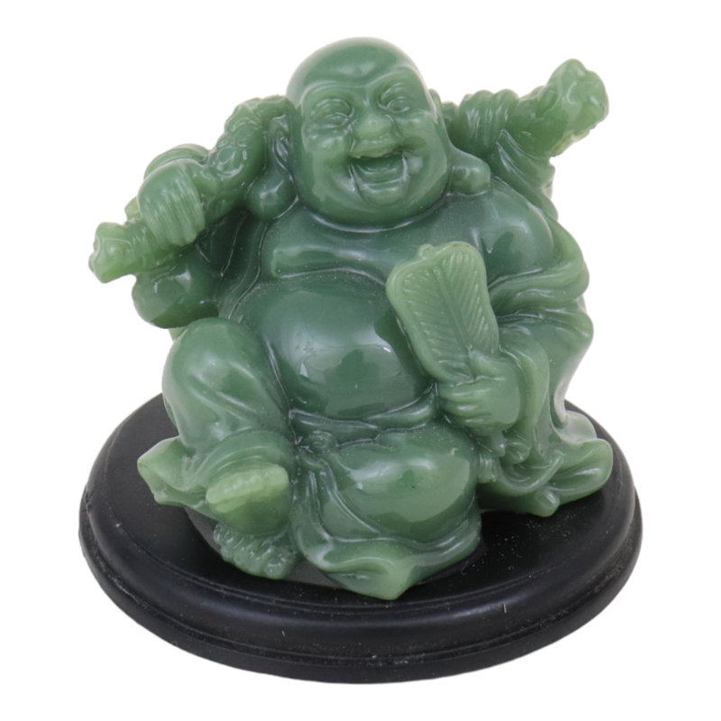 Emerald Money Buddha Statue