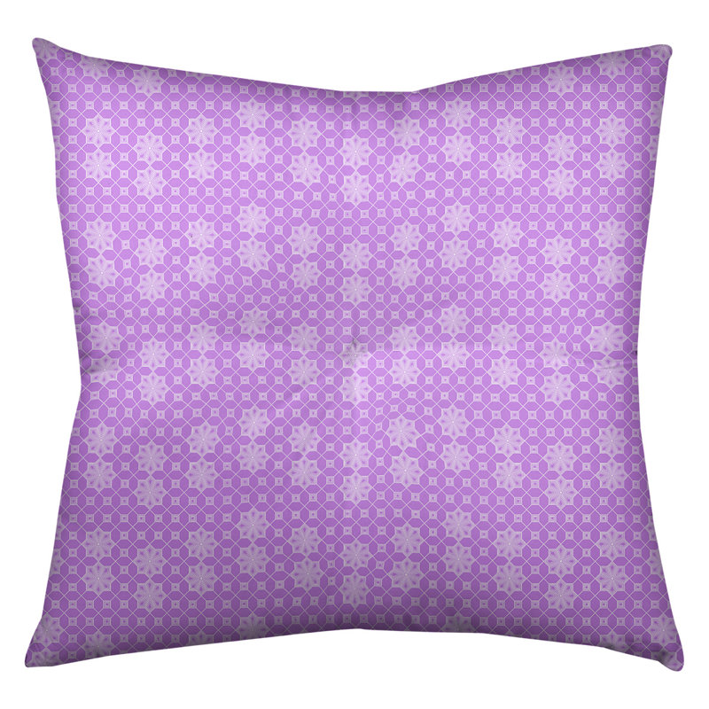 Coussin Katelyn Elizabeth, 26 po x 26 po, Mauve