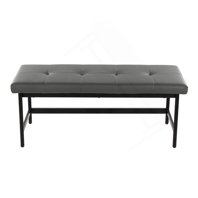 Banc industriel avec siège en similicuir