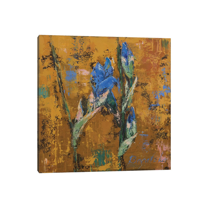 Iris Small II by Olena Bogatska - Wrapped Canvas Gallery-Wrapped Canvas Giclée, 30.48 cm H x 30.48 cm W