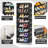8 Tiers 16 Pairs Portable Shoe Organizer Storage Boxes With Magnetic Door, Free-standing Folding Shoe Rack For Closet Entryway Fits Size 12