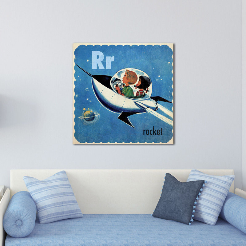 «Rocket», reproduction sur toile tendue, H 48 po x l 48 po x P 1,5 po