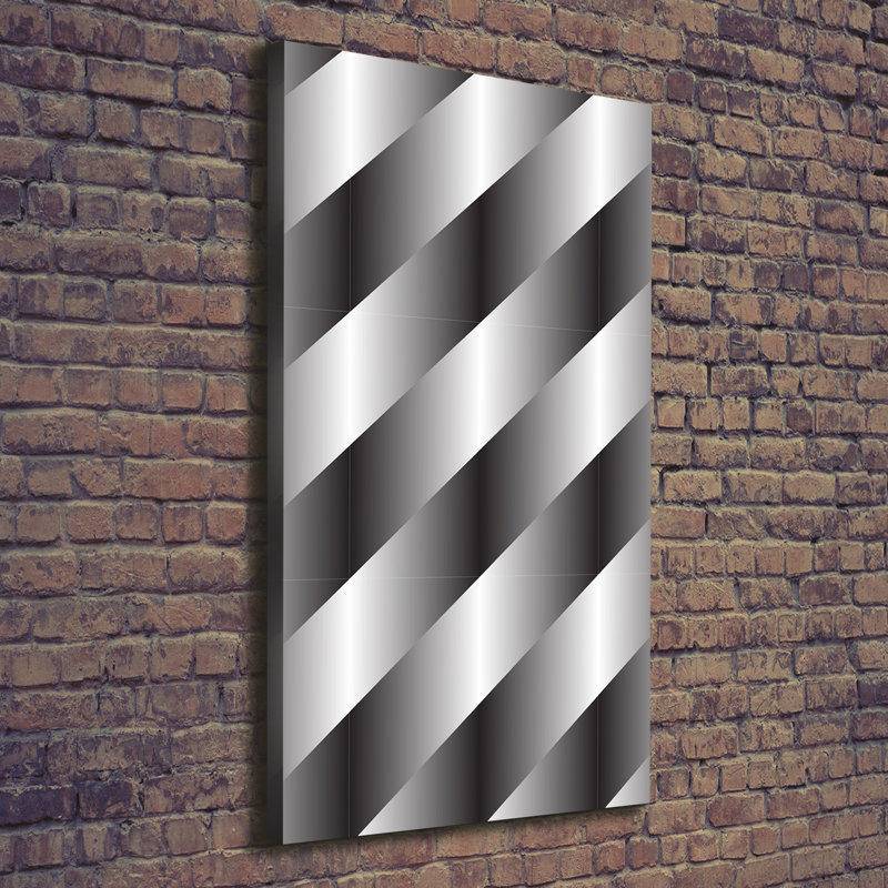 Abstraction Stripes - Wrapped Canvas Print