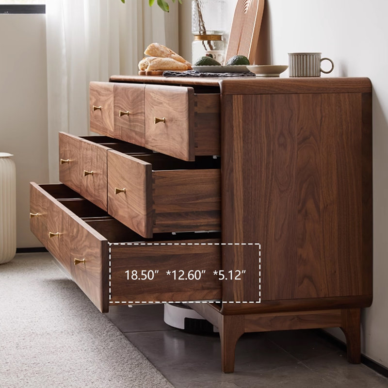 Armoire d'appoint en noyer massif