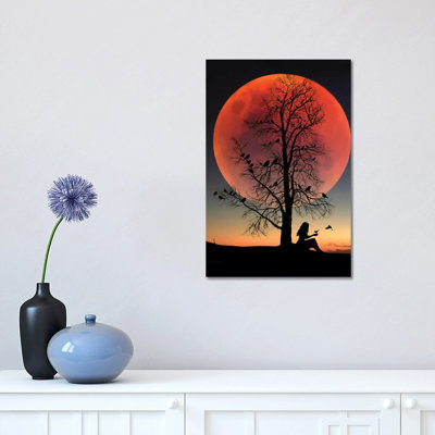 Tree Birds 1 Piece Wrapped Canvas Wall Art