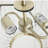 2 light bead pendant lamp