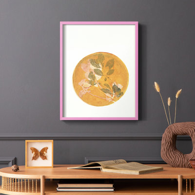 Summer Peach Framed Print - Solid Wood