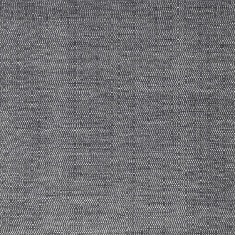 Tapis contemporain gris, Carré 6 pi