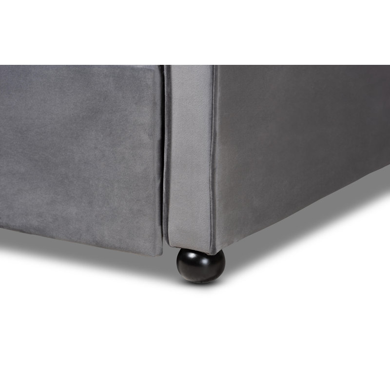 Lit de jour avec couchette Mihoyo, Gris, Grand