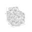 Fauteuil rembourré pivotant-1414379558