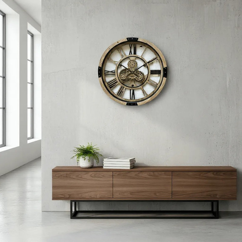 Solid Wood Wall Clock