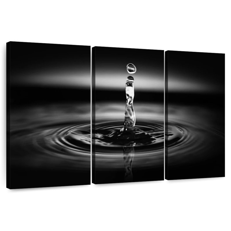 Kerrick Dramatic Water Drop, 20" H x 33" W