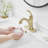 Single-Hole Single-handle Bathroom Faucet with Drain Assembly-95166387