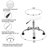 Round Stool Chair With Wheels Height Adjustable-1350080263