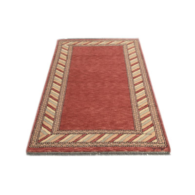 3x5 Kashkuli Gabbeh Plum Red Rug