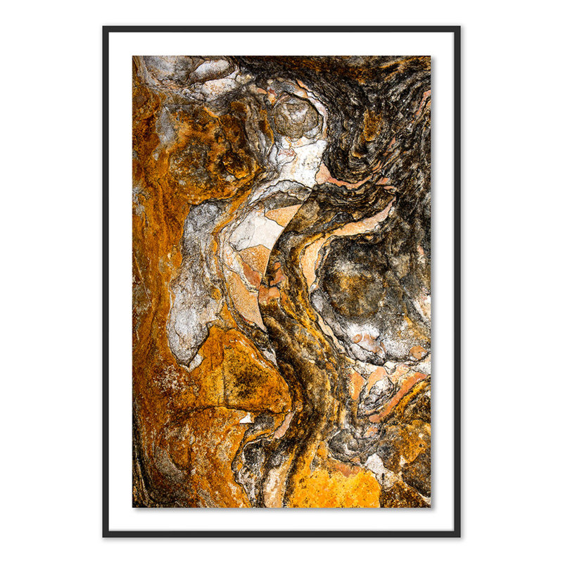 Dali Rocks I Print by Geoffrey Baris, Black, 60" H x 42" W x 2.5" D