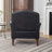 Shalisia 32'' Wide Upholstered Genuine Leather Armchair -1044449481