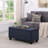 Large Storage Ottoman Bench Set, 3 In 1 Combination Ottoman-650772343