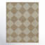 Winnie Geometric Hand-Knotted Wool Area Rug in Beige/Tan-1217021342