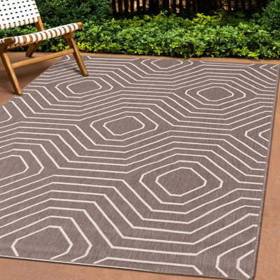 Tapis intérieur / extérieur crème Ody