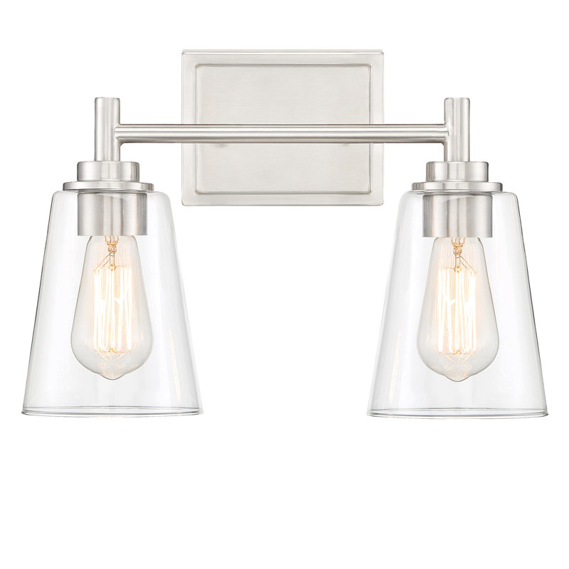 Ledet 2 - Light Dimmable Vanity Light, Satin Platinum
