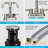 Centerset 2-handle Bathroom Faucet with Drain Assembly