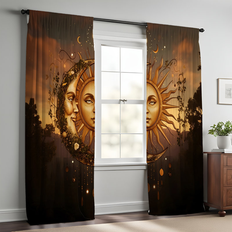Window Curtains (WC01644), 56" W x 78" L