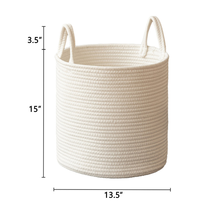 Fabric Laundry Hamper with Handles