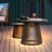 Table de bout avec lampe de plancher à DEL intégrée-103500686