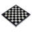 Grey and Ivory Challenge Mini Onyx and Marble Chess Set in Grey and Ivory