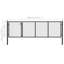 Adal 150cm H x 350cm W Anthracite Metal Gate