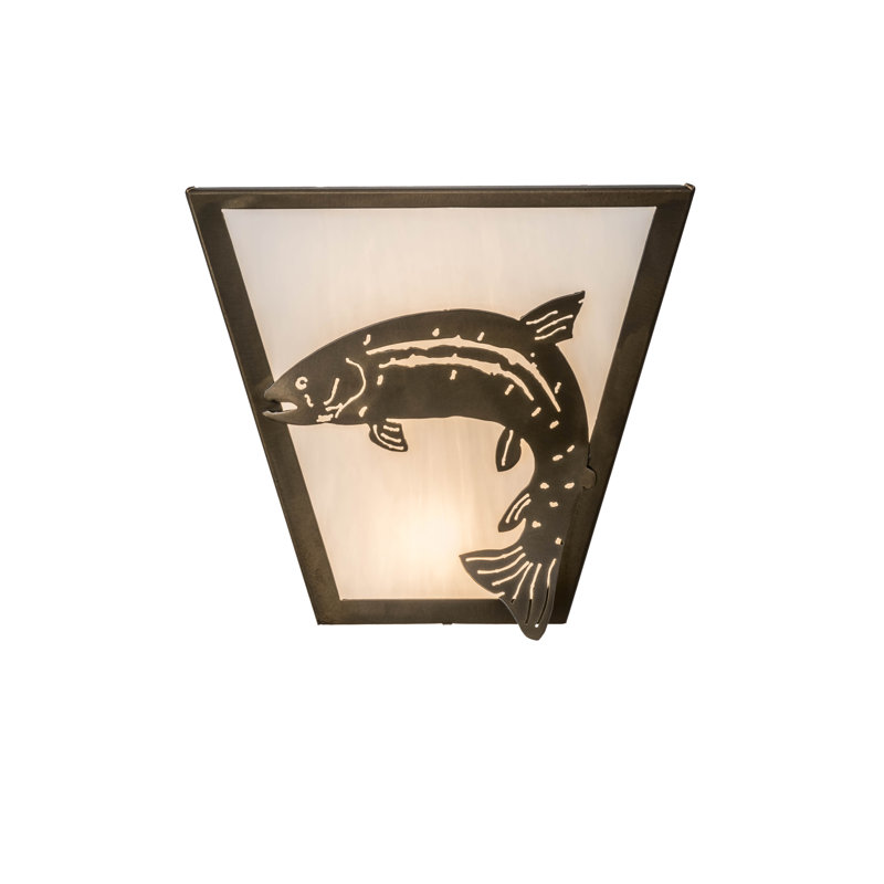 Applique murale encastrée 1 lumière Leaping Trout