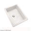 Newterra Handmade Rectangular Undermount Bathroom Sink-54646585