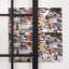 Metal Frame with Glass Barn Door