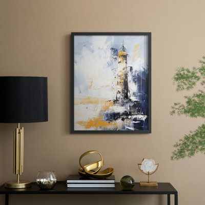 «NAUTICAL Series», impression encadrée en bois massif