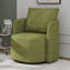 Fauteuil d'appoint pivotant à 360 ° avec accoudoirs ergonomiques et coussin décoratif-116646678