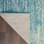 Tapis abstrait bleu clair / bleu marine / beige Abbate-888542826
