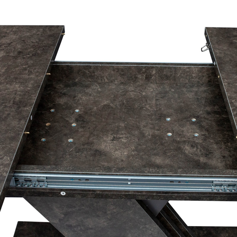 Multifunctional Extendable Console Table, Black