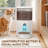 4.5l Automatic Cat Vacuum Feeder With Wifi Control, Anti - Blockage And Ceramic Bowl