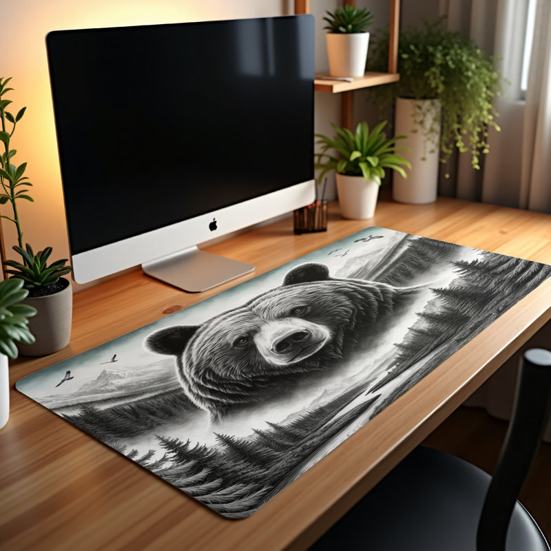 Polyester Desk Pad, 14.4x12.1