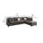 3 - Piece Upholstered Chaise Sectional-212834026