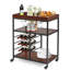 Freeburg Metal Bar Cart