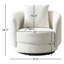Fauteuil demi-tonneau l 34 po Aziel-581341382
