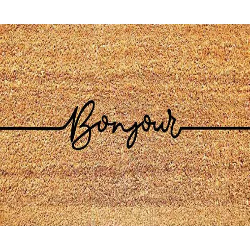 Bonjour Coir Doormat, 18" W x 30" L