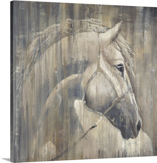 «Dacey His Majesty» par Liz Jardine, reproduction d'art sur toile, H 16 po x l 16 po x P 1,25 po